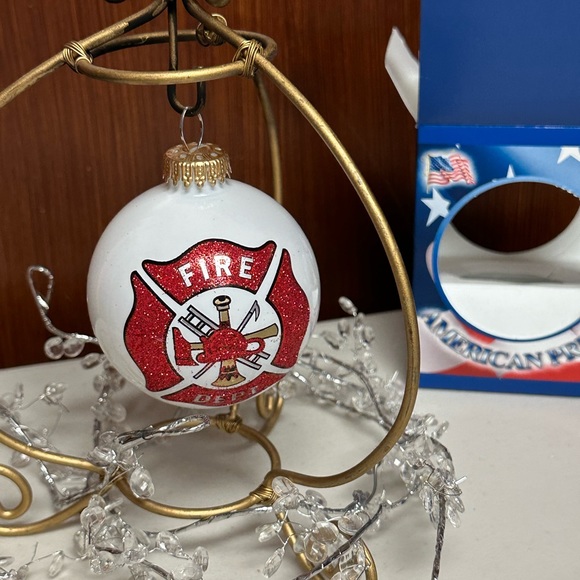 Christmas by Krebs  boxed gift Ornaments Fire Department - Picture 2 of 6